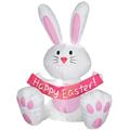 Costumes For All Occasions SS46554G Happy Easter Bunny Airblown 4 In. Costumes For All Occasions SS46554G Happy Easter Bunny Airblown 4 In.