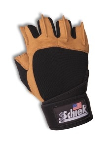 Picture of Schiek Sports H-425XS Power Gel Lifting Gloves with Wrist Wraps - XS