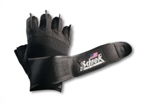 Picture of Schiek Sports H-540S Platinum Gel Lifting Gloves with Wrist Wraps - S