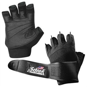 Picture of Schiek Sports H-540PS-M Pink Womens Gel Lifting Gloves with Wrist Wraps - S-M