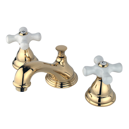 Picture of Kingston Brass KS5562PX Two Handle 8 in. to 16 in. Widespread Lavatory Faucet with Brass Pop-up