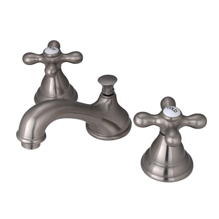 Picture of Kingston Brass KS5568AX Two Handle 8 in. to 16 in. Widespread Lavatory Faucet with Brass Pop-up
