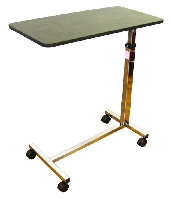 Picture of Karman Healthcare OT10 Over Bed Table With Luxury Wood Finish