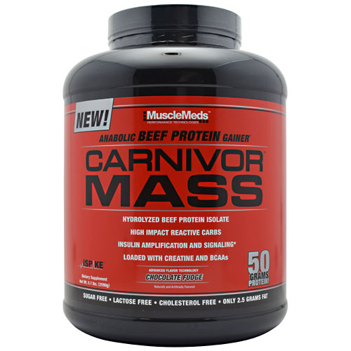 Picture of MuscleMeds Carnivor MASS Chocolate 5.7 lbs - MUSMCARM5LBSCHOCPW