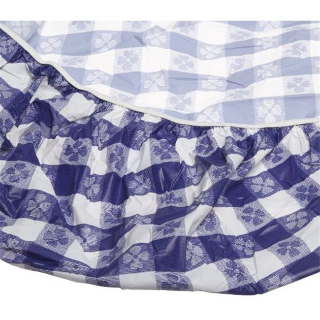 Kwik Covers 72-BW 72 in. ROUND KWIK COVER BLUE GINGHAM.. 25 Pack
