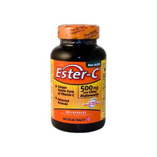 Picture of American Health 888032 American Health Ester-C with Citrus Bioflavonoids - 500 mg - 120 Capsules