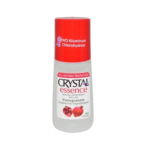 Picture of Crystal Essence 486480 Crystal Essence Mineral Deodorant Roll-On Pomegranate - 2.25 fl oz