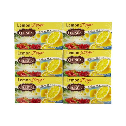 Picture of Celestial Seasonings 720888 Celestial Seasonings Herbal Tea - Lemon Zinger - 20 Bags