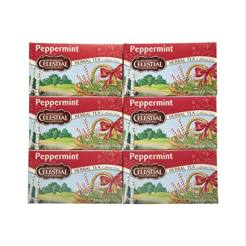 Picture of Celestial Seasonings 721043 Celestial Seasonings Herbal Tea - Peppermint - Caffeine Free - 20 Bags