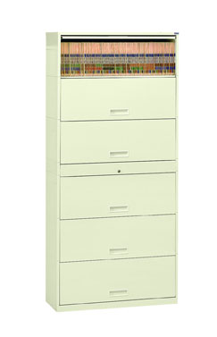 Stak-N-Lok Filing Cabinet - Gray - 6 High - Secure Locking System