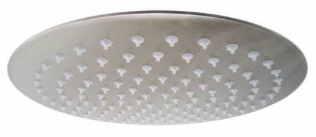 Picture of ALFI Trade RAIN12R-BSS Solid Brushed Stainless Steel 12 in. Round Ultra Thin Rain Shower Head