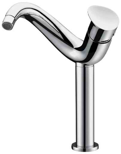 Picture of ALFI Trade AB1570-BN Tall Wave Brushed Nickel Single Lever Bathroom Faucet
