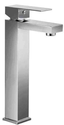Picture of ALFI Trade AB1129-BN Brushed Nickel Tall Square Single Lever Bathroom Faucet