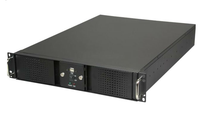 . RM-DD2U24E808 2U Rackmount Black Steel Chassis