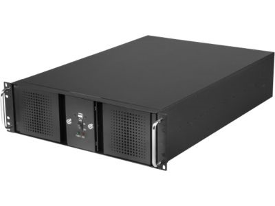 Picture of Athena Computer Power Corp. RM-DD3U36E708 3U Rackmount Black Steel Chassis