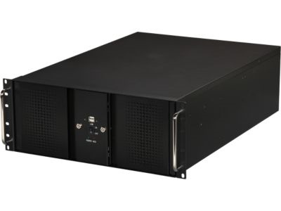 Picture of Athena Computer Power Corp. RM-DD4U48E708 4U Rackmount Black Steel Chassis