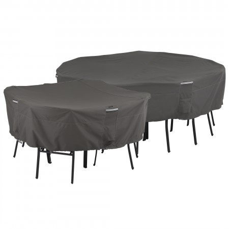 Picture of Classic Accessories 55-194-015101-EC TABLE & CHAIR SQUARE COVER TAUPE - 8 CHAIR