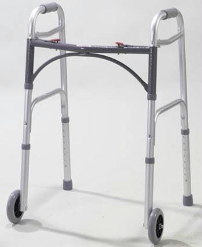 Easy-Release Youth Walker with 5 Wheels - Junior Size 32-39 - Lightweight & Sturdy Design