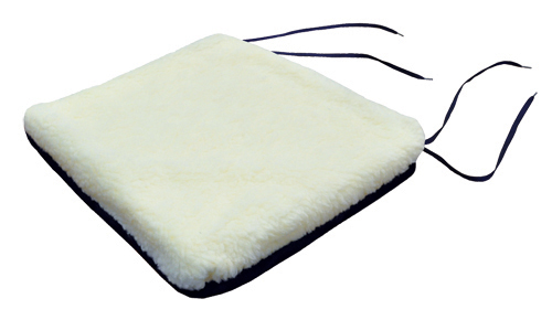 Picture of Rollator Cushion w/Sherpa Top Black  13  x 14  x 2