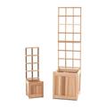 All Things Cedar PL1020-Set 4pc. Planter Set with trellis All Things Cedar PL1020-Set 4pc. Planter Set with trellis