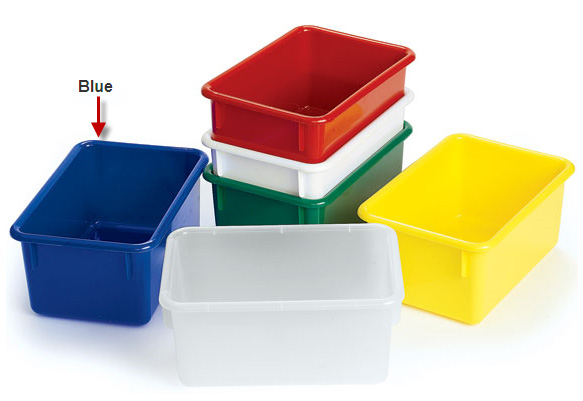 Picture of Angeles ANG7198B Angeles Value Line Cubbie Trays - 11 in. L BLUE