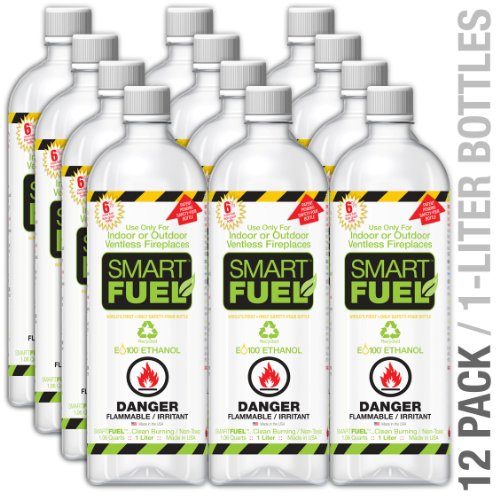 Picture of Anywhere Fireplace SF12 Smart Fuel Liquid Bio-ethanol fuel 12 pack liter bottles
