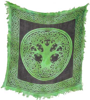 Picture of Azure Green RASC93 18 in. x 18 in. Tree of Life