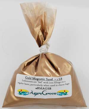 Picture of Azure Green RMAGSB 1 Lb Gold Magnetic Sand - Lodestone Food
