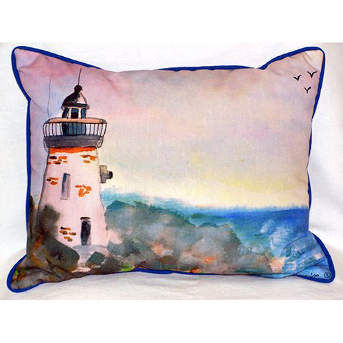 Picture of Betsy Drake HJ052 Light House Large Indoor-Outdoor Pillow 15 in. x 22 in.