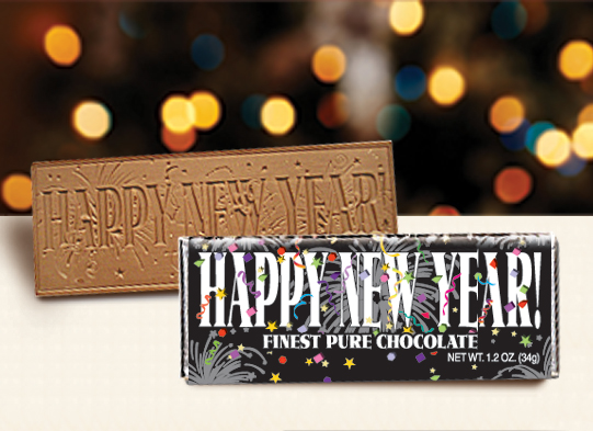 Picture of Chocolate Chocolate 310029 Happy New Year Bar