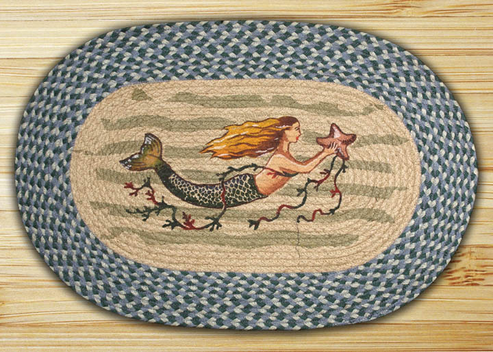 Picture of Earth Rugs 65-245M Mermaid Oval Patch