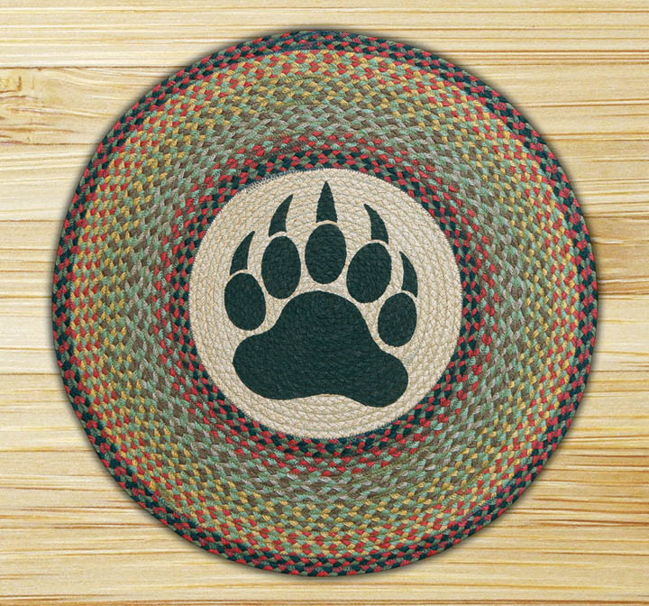 Bear Paw Round Patch