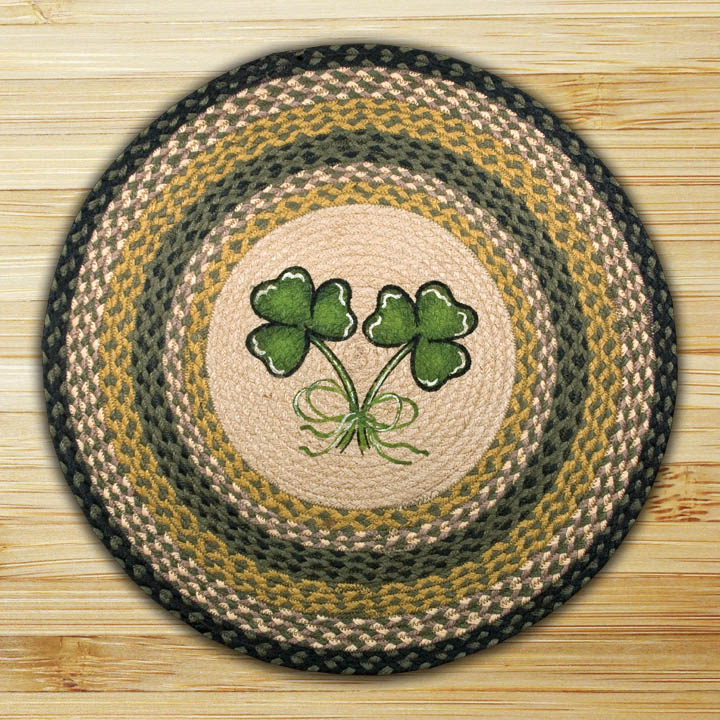 Picture of Earth Rugs 66-116S Shamrock Round Patch