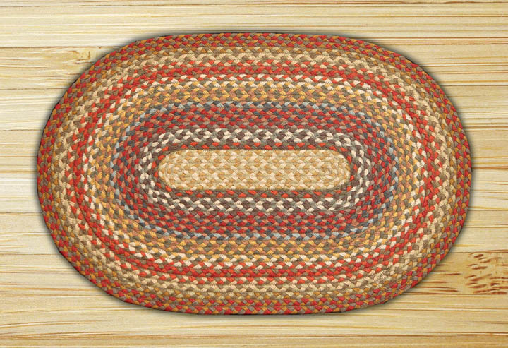 Honey-Vanilla-Ginger Oval Rug - Honey/Vanilla/Ginger - 4ft.x6ft.