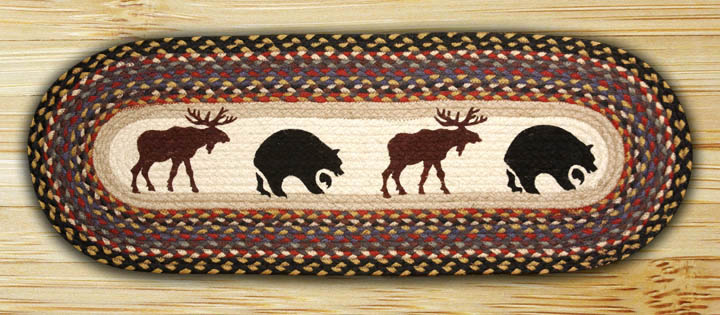 Bear-Moose Oval Runner