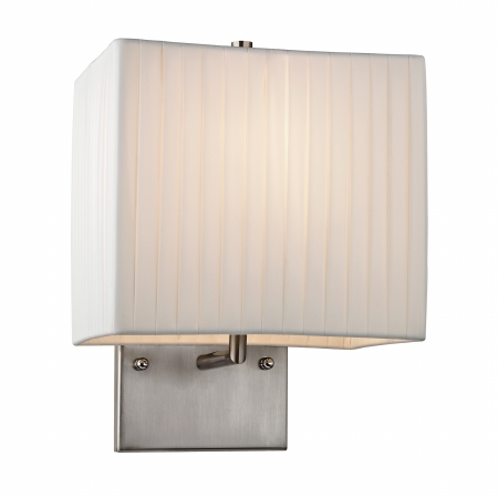 17156-1 Hayden 1 Light Wall Sconce in Brushed Nickel