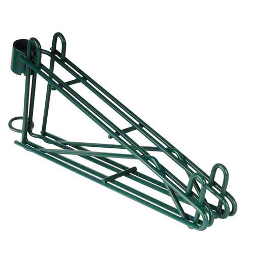 Picture of Focus Foodservice FPMB24DGN 24 in. green double post mount bracket
