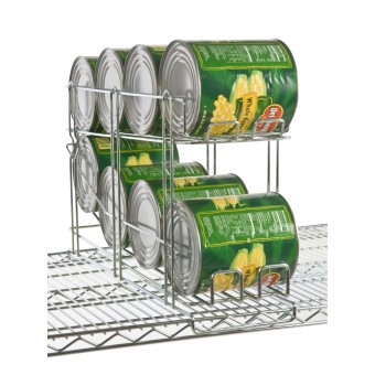 Picture of Focus Foodservice FFCR10CH Wire can rack holder for 8 ea number 10 cans