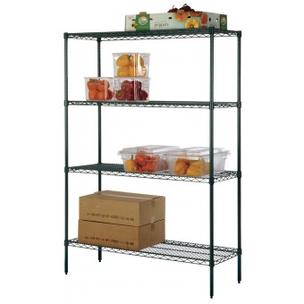 Picture of Focus Foodservice FF1260GN 12 in. x 60 in. green epoxy wire shelf