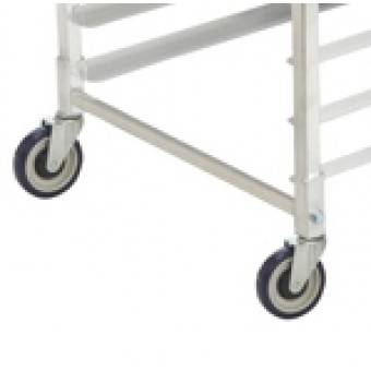 Picture of Focus Foodservice FBRCST5S 5 in. Swivel stem caster for aluminum bakery racks
