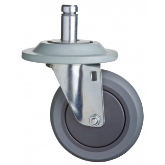 Picture of Focus Foodservice FTPRCST5C 5 in. TPR swivel stem caster &amp; bumper