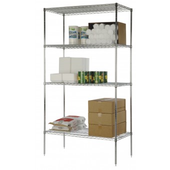 Picture of Focus Foodservice FF1236C 12 in. x 36 in. chromate wire shelf