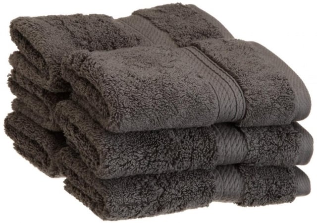 Picture of 900GSM Egyptian Cotton 6-Piece Face Towel Set  Charcoal