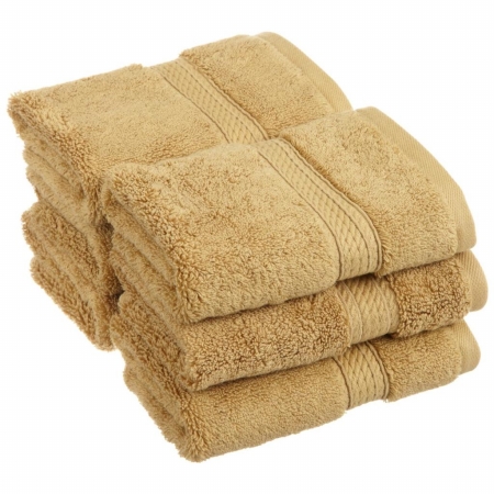 Picture of 900GSM Egyptian Cotton 6-Piece Face Towel Set  Toast