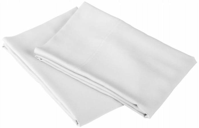 Rayon from Bamboo 300 Thread Count Solid Pillowcase Set  Standard-White