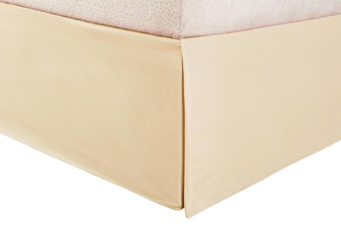 Picture of Microfiber Queen Bedskirt Solid  Ivory