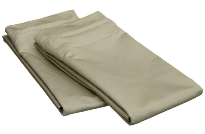 Egyptian Cotton 1500 Thread Count Solid Pillowcase Set  Standard-Sage