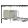 Focus Foodservice FSD18C 18 in. x 8 in. h chromate shelf dividers - Pack of 4 Focus Foodservice FSD18C 18 in. x 8 in. h chromate shelf dividers - Pack of 4