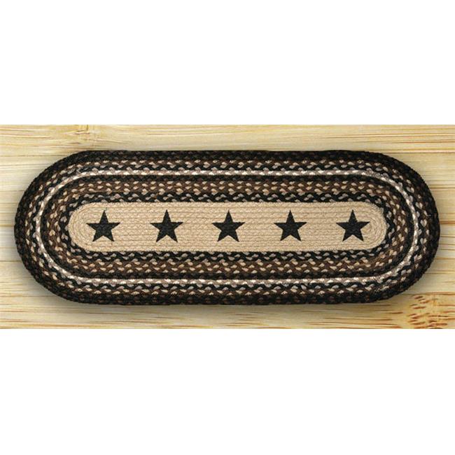 Alfombras de tierra 64-313BS Black Stars Oval Runner - Imagen 1 de 1