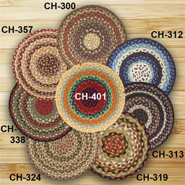 Tapis de terre 20-313 tapis de chaise en jute moka-frappuccino - Photo 1 sur 1